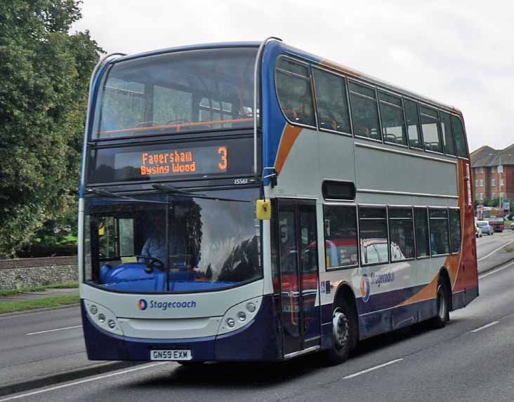 Stagecoach East Kent Scania N230UD ADL Enviro400 15561